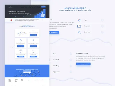 Monitera Website Category Pages background category icon illustration showcase simple thumb ui ux web design website whitespace