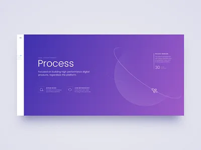Process landing simple web