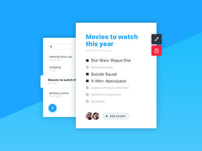 Notes Widget notes sketch ui widget