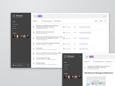 cloudfind - a digital asset manager ui webapp