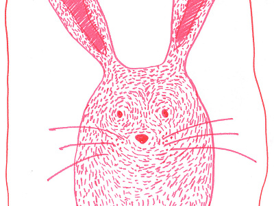 Bunny bunny character children cute design drawing illustration pink poster rabbit theatre