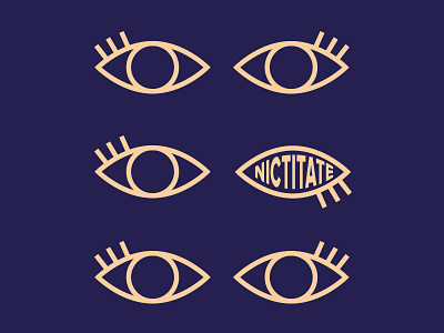 Word Of The Week - Week 3 design eyes illustration personal project poster typography words
