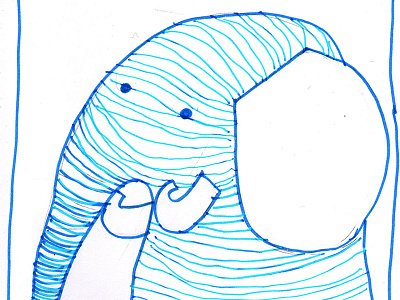 Elephant Illustration character children cute design elephant illustration poster theatre