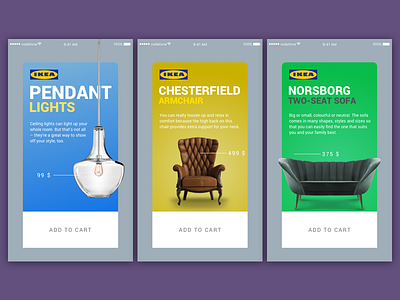 Product card animation motion design sketch app ui ux