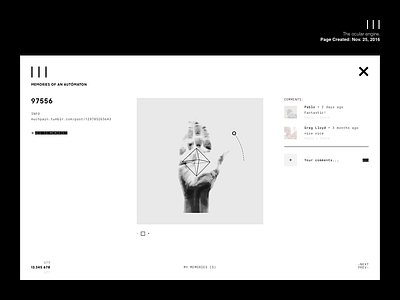 Archillect creative photo ui ux webdesign website