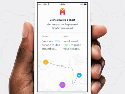 Stealthie 👻 android clean fff ghost hire ios mikleo minimal ui ux white