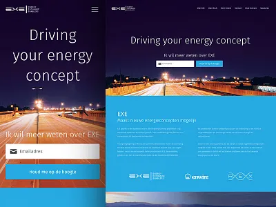 E.X.E. - Design & Art Direction responsive ui ux