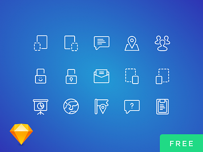 UI Icons free icons sketch ui vector