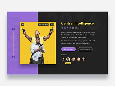 Movie Card card clean movie ui