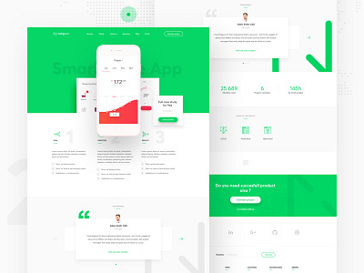 Netguru Redesign - Case Study agency contact cta flat home icons landing page services team testimonials web webdesign