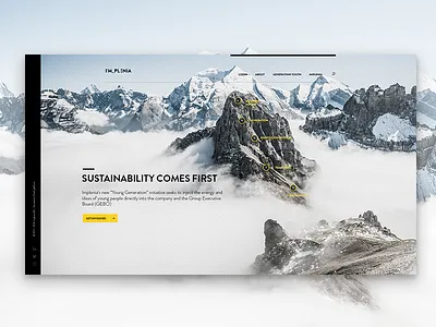 IM_PLENIA - concept webpage clean design landing page minimal ui ux web web design webdesign webdesignagency webdesigner website website concept