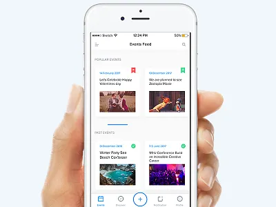 Event Feed iOS Apps app events ios mobile