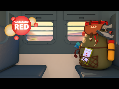 Unlimited Roaming - Train Concept 3d animation cinema4d clay roaming train