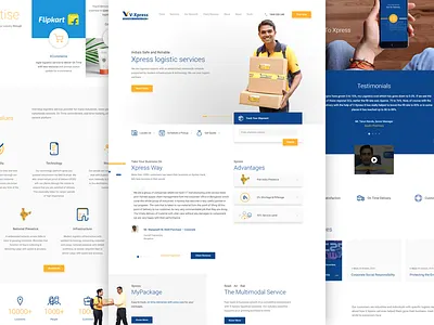 V Xpress Website cargo company courier express india logistics rail redesign road track shipment website