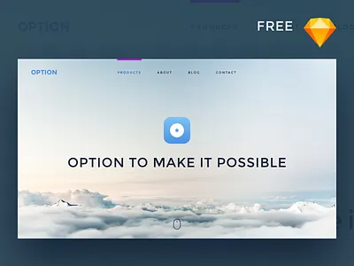Single page product website design download free freebie hero popular simple sketch ui ux webpage website