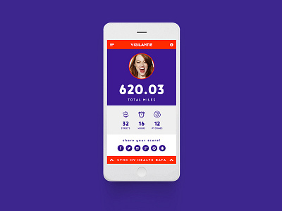 Vigilantie app design flat icon ios layout navigation purple ul user interface ux