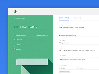 Calendar Invite Weekly UI Challenge