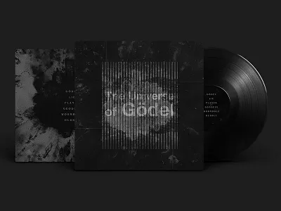 The Universe of Gödel art direction branding dark electronic identity music ui universe of godel