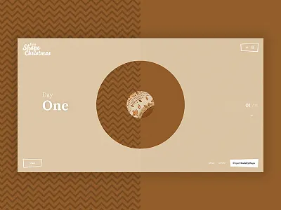 It's a Shape Christmas 2016 advent calendar christmas experimental mask shape typograpy ui ux website