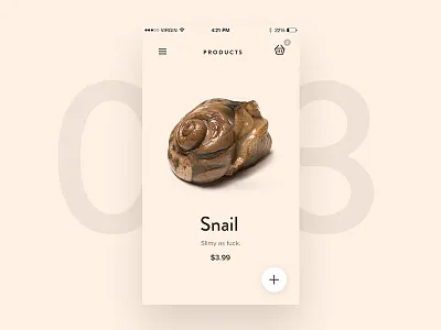 Nasty food series 03 app concept design food game interface pastel ui