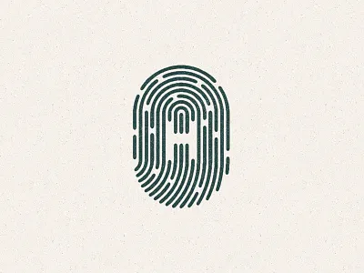 Incredibly Human fingerprint human identity logo