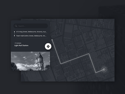 Map - Daily UI 029 dailyui direction download free geolocation location maps tracker