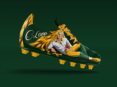 Clay Matthews cleats espn football hair illustration nfl novel romance shoe