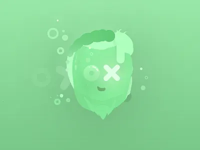 Invicto RolePlay logotype 2d cartoon character face green gta gta 5 illustrator logotype roleplay samp ui