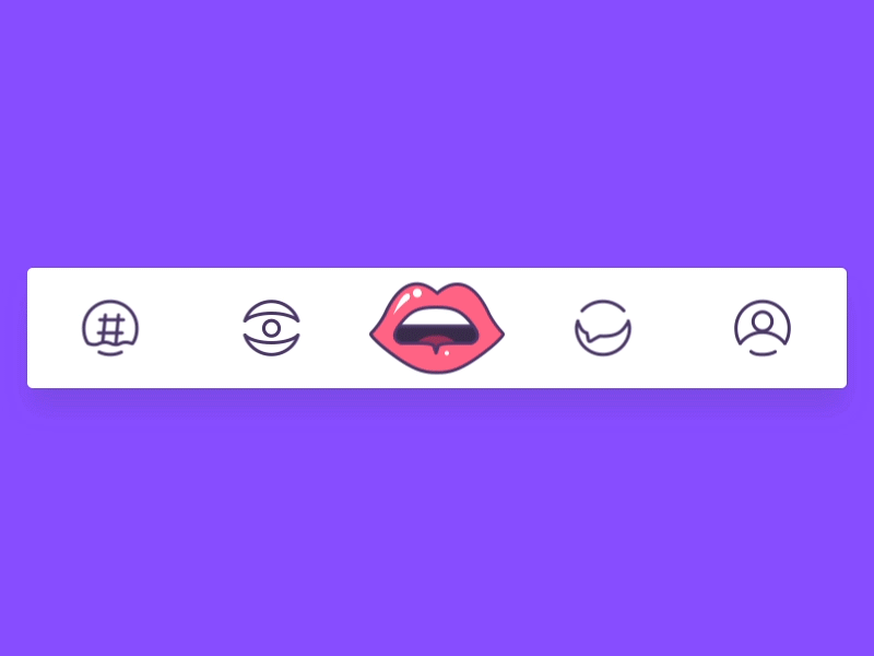 Tabbar interaction center chat find interaction lip tabbar topic ue ui