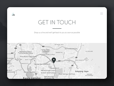 Contact Us - Daily UI 028 contact contact us daily dailyui download free map page ui