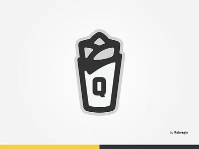 "QUEENS" eat falafel fast food golden logo queens ratio street symbol