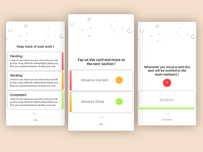 Onboarding Screens! app current ios onboarding pending work