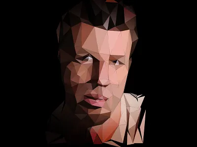 Low Polygon Portraits art design digital face graphic illustration lowpoly polygon portrait triangle vector