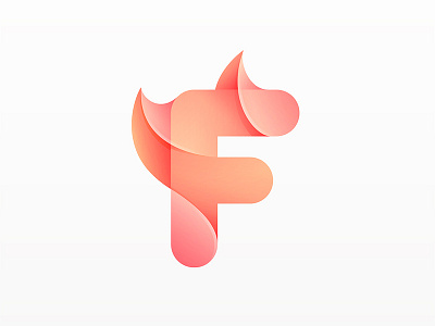 F - Fire f icon logo yp © yoga perdana