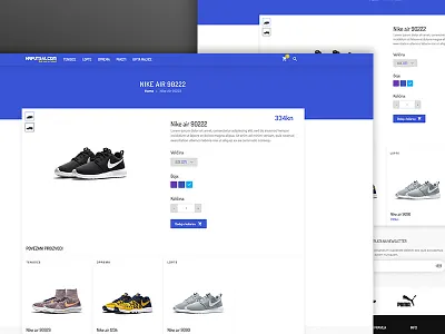 Webshop Single Product Page design minimal shop web webshop