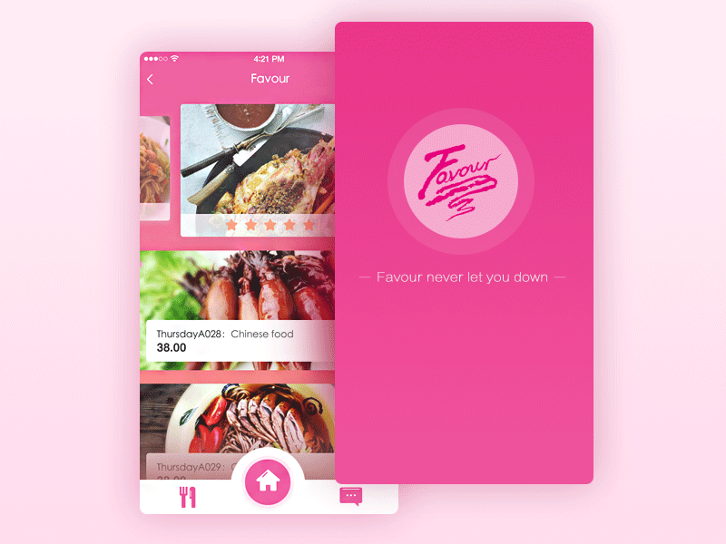 Favour Redesign favour list ui
