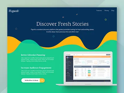 Homepage Redesign application blue chart graphs homepage landing page material redesign ui ux