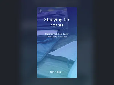 Slideshow Card app app design application ios slide slideshow ui design ux