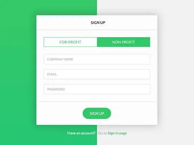 Sign Up Form form interface register sign up ui ux web