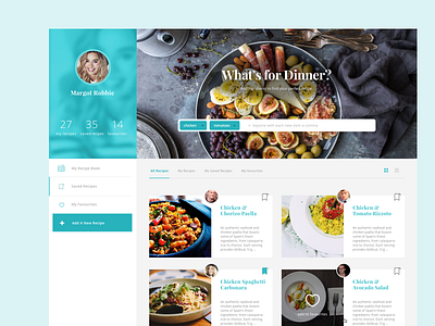 NET Magazine Design challenge app card clean cooking design food light recipe social ui web