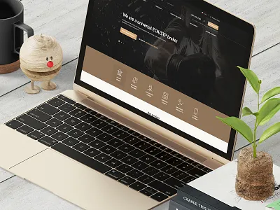 Fxfinpro | Finance Website clean corporate finance flat forex layout ui ux web webdesign