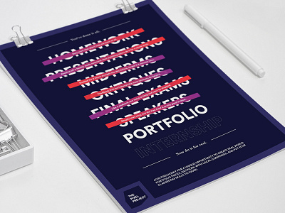 The Pixel Project - Initial Concept Poster branding cross event gradient mockup out poster print school student typography university