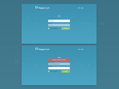 Login Screens button error fields form interface login ui ux