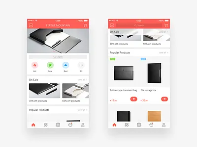 Homepage app best business clean e commerce，real case flat hot icon new simple