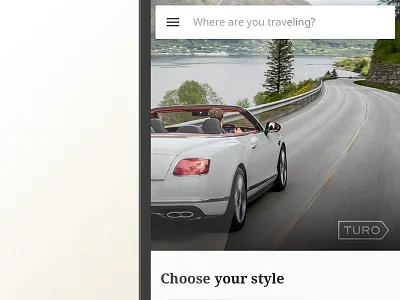 Turo Material Design car concept design material design turo