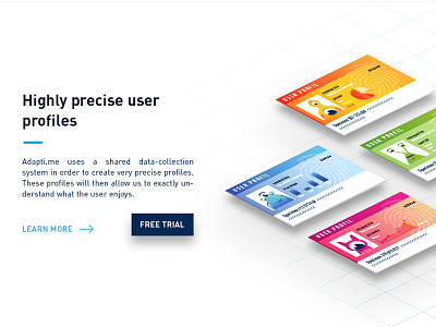 Monster identity card adapti.me card character graphic identity illustration monster personnalisation predictive ui ux webdesign