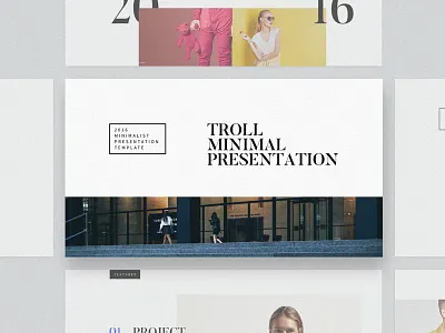 Troll-Powerpoint Template creativemarket keynote mini minimal powerpoint presentation
