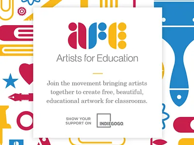 Artists For Education art branding education icons posters school students teachers