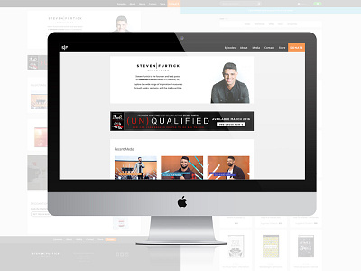 Steven Furtick Ministries - Digital Property church elevation ministry mobile responsive design web webdesign wordpress