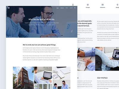 Strakzat About & Services about us agency process services work